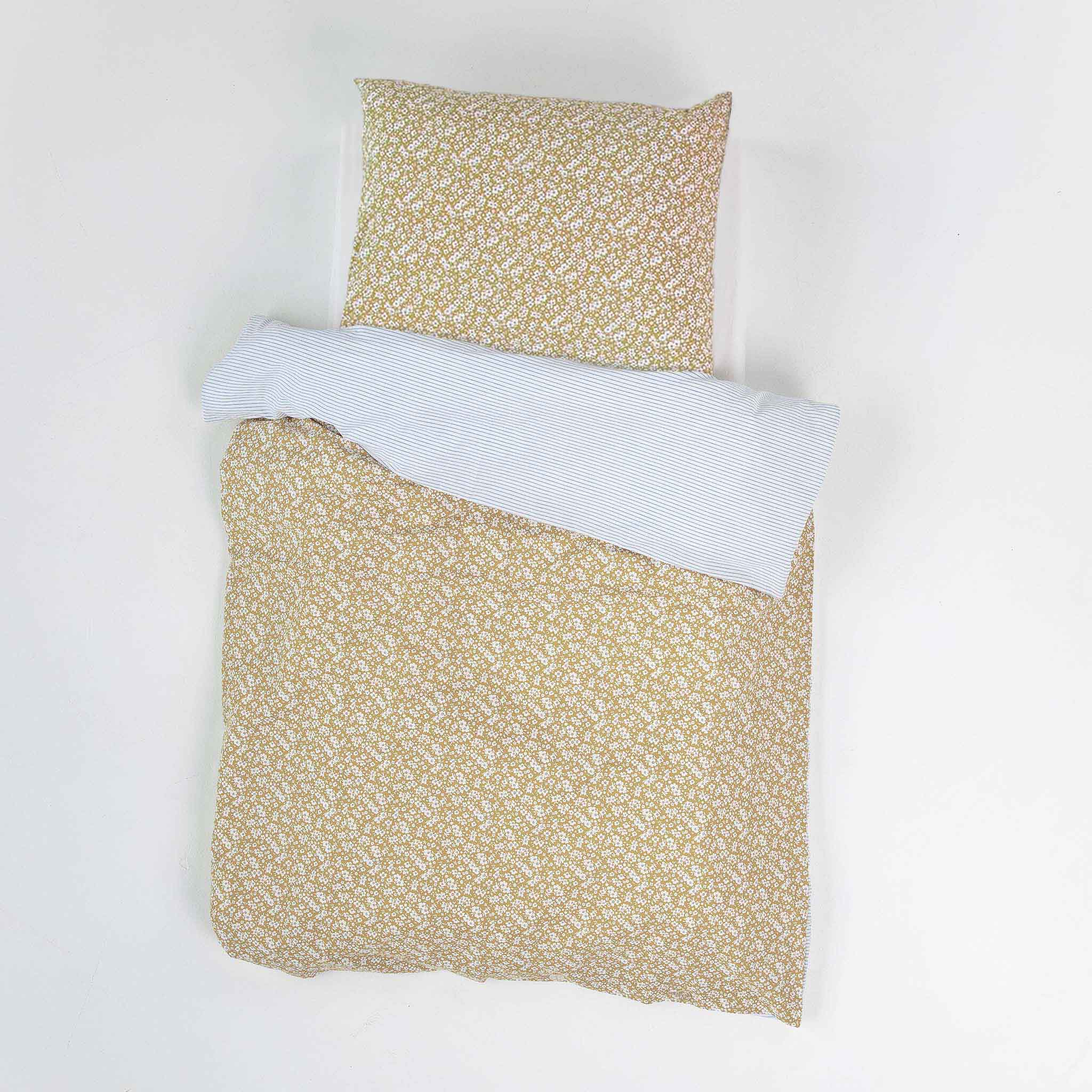 Pillow Case - Flowery Yellow